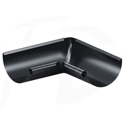 Narożnik wewnętrzny 90° stalowy ⌀ 130 firmy KROP kolor czarny